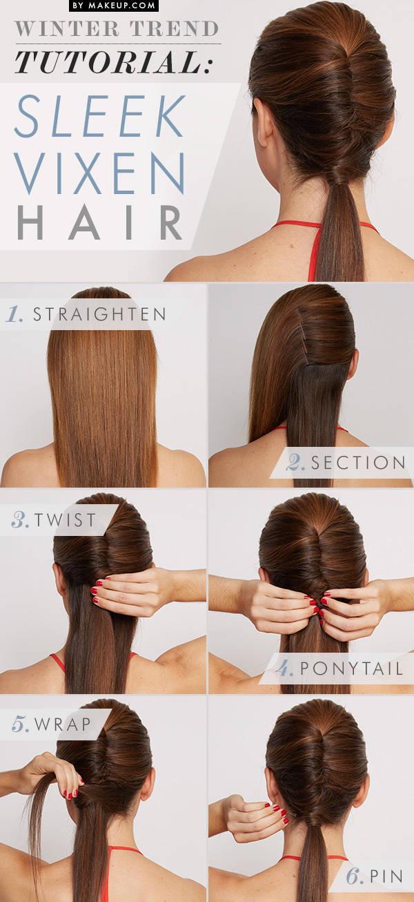 รูปภาพ:http://www.makeup.com/wp-content/uploads/2013/11/winter_trend_tutorial_sleek_vixen_hair.jpg