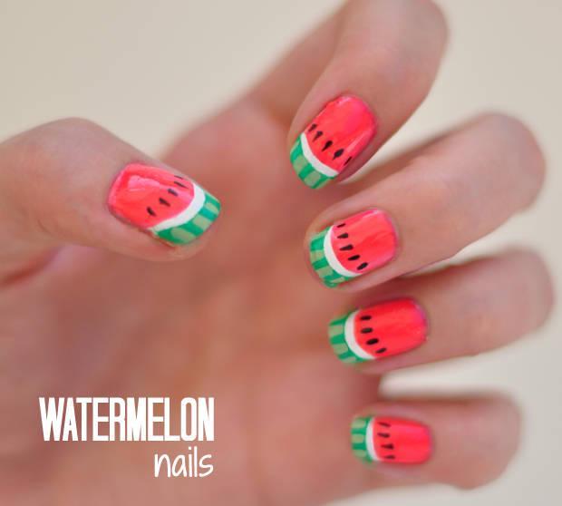 รูปภาพ:http://www.style-laboratory.net/wp-content/uploads/stylelab-beauty-blog-notd-watermelon-nails-tutorial-1.jpg