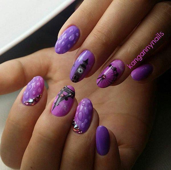 รูปภาพ:http://www.cuded.com/wp-content/uploads/2017/03/Purple-Nail-Art-Designs-15.jpg