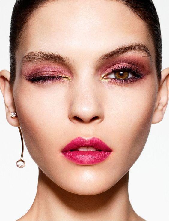 รูปภาพ:https://i2.wp.com/www.liberatadolce.com/wp-content/uploads/2016/04/spring-2016-monochromatic-makeup-red-trend-beauty.jpg?w=564