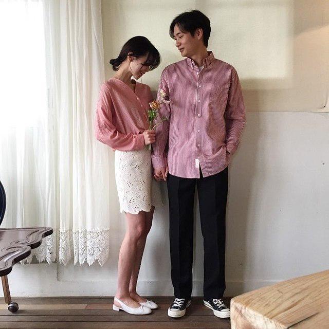 ตัวอย่าง ภาพหน้าปก:20 ไอเดียแต่งตัวแบบ Couple Look สบายๆ สไตล์เกาหลี จาก IG : iam_lovin_