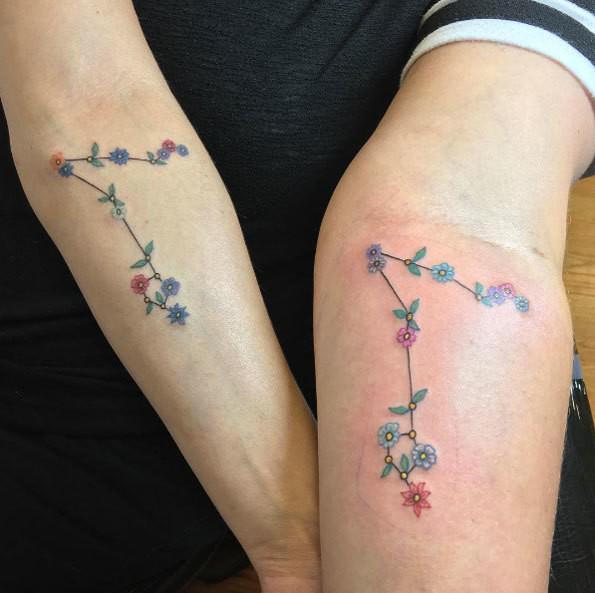 รูปภาพ:http://tattooblend.com/wp-content/uploads/2016/06/matching-constellation-tattoos-1.jpg