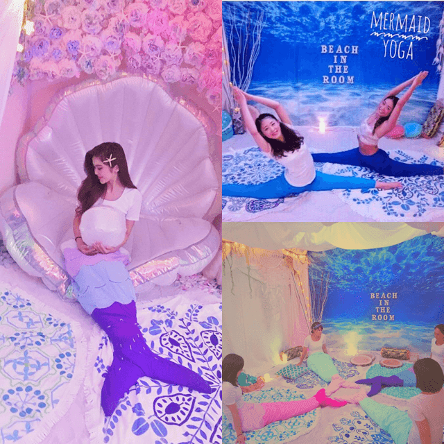 ภาพประกอบบทความ [Mermaid Yoga] ธีมโยคะมาใหม่จากญี่ปุ่น ที่กำลังฮอตขนาดนี้!!