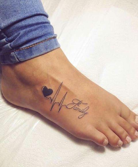 รูปภาพ:http://i.styleoholic.com/2017/07/Love-and-family-heartbeat-tattoo-on-the-foot.jpg