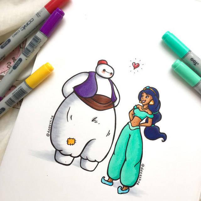 รูปภาพ:http://static.boredpanda.com/blog/wp-content/uploads/2015/03/disney-cosplay-big-hero-6-baymax-demetria-skye-15.jpg