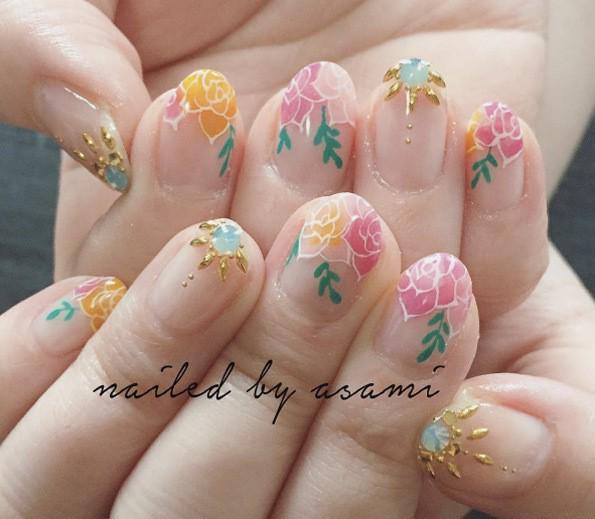 รูปภาพ:http://styleskinner.com/wp-content/uploads/2017/05/22-rose-french-nails.jpg