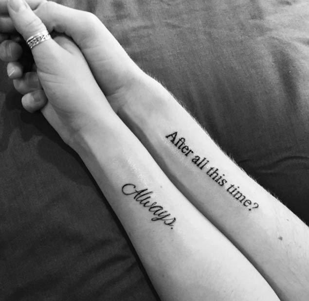 รูปภาพ:http://tattooblend.com/wp-content/uploads/2016/03/harry-potter-couple-tattoo.jpg