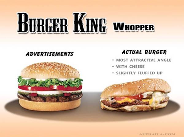 รูปภาพ:http://justsomething.co/wp-content/uploads/2014/03/fast-food-ads-vs-reality-4.jpg