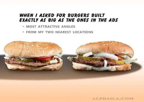 รูปภาพ:http://justsomething.co/wp-content/uploads/2014/03/fast-food-ads-vs-reality-8.jpg