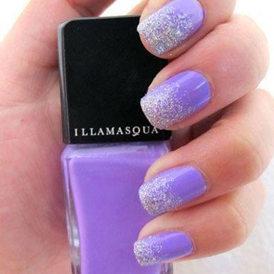 รูปภาพ:http://www.prettydesigns.com/wp-content/uploads/2014/06/Purple-Glitter-Nails.jpg