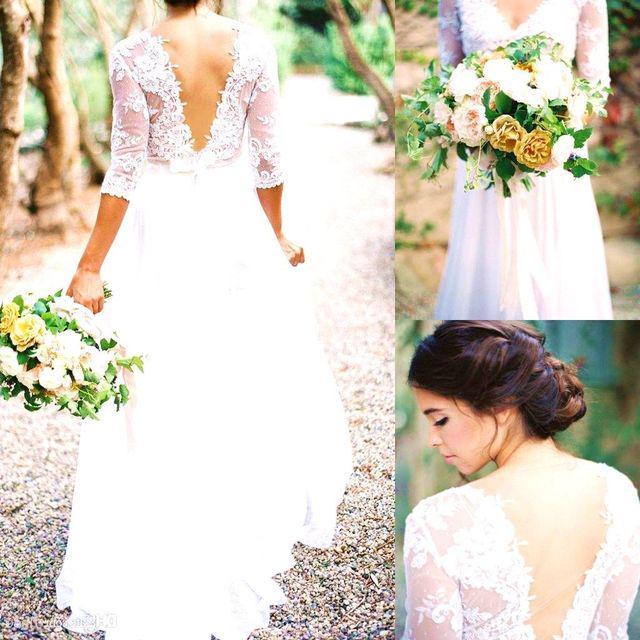 รูปภาพ:http://www.preppychic.club/wp-content/uploads/2017/05/34-unforgettable-boho-wedding-dresses-that-will-amaze-you-22.jpg