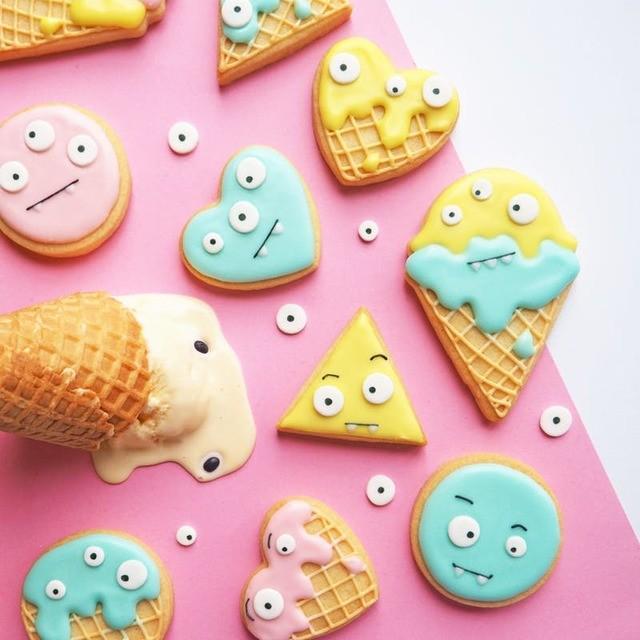 ตัวอย่าง ภาพหน้าปก:Monster Eye-Scream Cookies ไอเดียตกแต่งคุกกี้ปิศาจน้อย อร่อยฟินสุดตะมุตะมิ