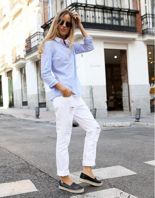 รูปภาพ:http://i.styleoholic.com/17-crisp-shirt-and-boyfriends-jeans-combo-ideas-3-500x638.jpg