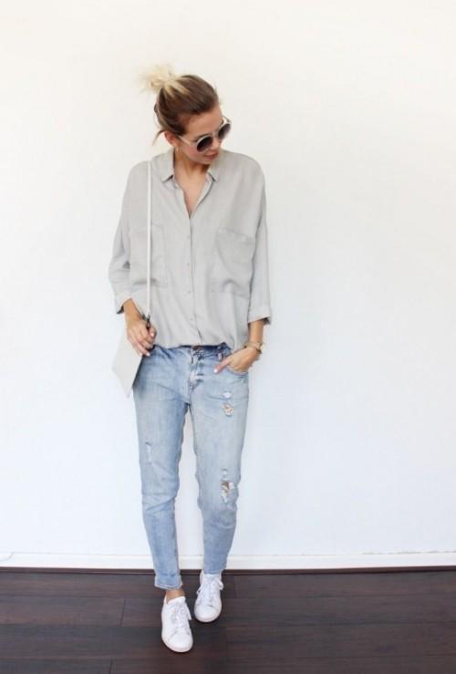 รูปภาพ:http://i.styleoholic.com/17-crisp-shirt-and-boyfriends-jeans-combo-ideas-17-500x739.jpg
