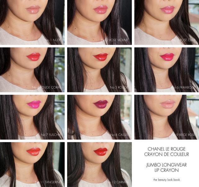 รูปภาพ:http://thebeautylookbook.com/wp-content/uploads/2017/01/Beauty-Look-Book-Chanel-Le-Rouge-Crayon-de-Couleur-Jumbo-Crayons-Swatched-1440x1350.jpg