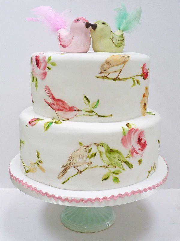 รูปภาพ:http://www.weddingbells.ca/wp-content/uploads/2015/05/watercolour-bird-wedding-cake.jpg