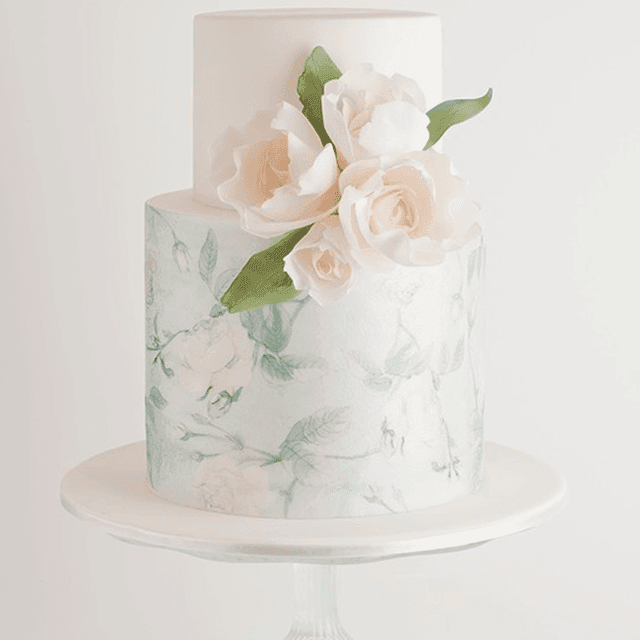 ภาพประกอบบทความ ชวนส่องไอเดียเค้กแต่งงาน 'ลายเพ้นท์สีน้ำ' ศิลปะบนขนมเค้ก!! ❤