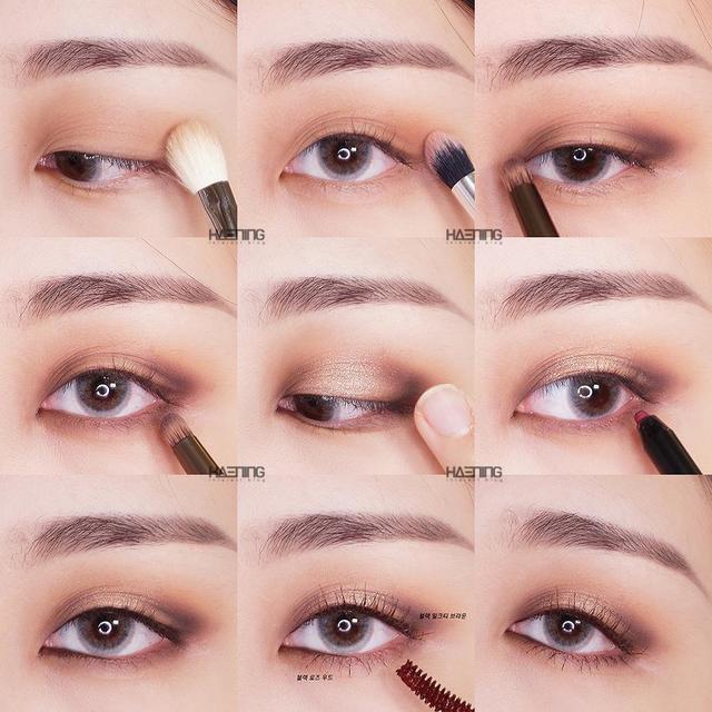 ภาพประกอบบทความ "เปลี่ยนตาตี่ เป็นตาโต " กับไอเดียการแต่งตาสุดเฉี่ยว จาก IG : hae_ning