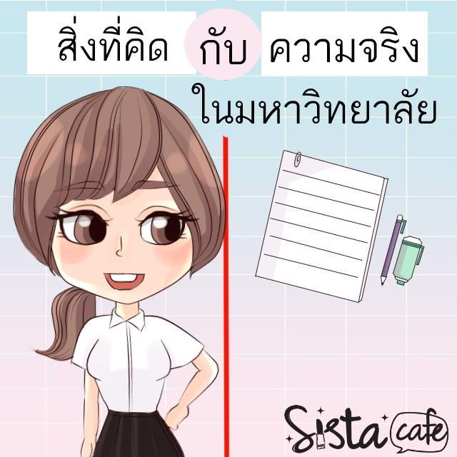 ภาพประกอบบทความ สิ่งที่คิด กับ ความจริง ในมหาวิทยาลัย 😏