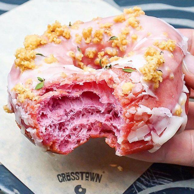 ตัวอย่าง ภาพหน้าปก:Millennial Pink Doughnuts เทรนด์อร่อยของโดนัทสีชมพู