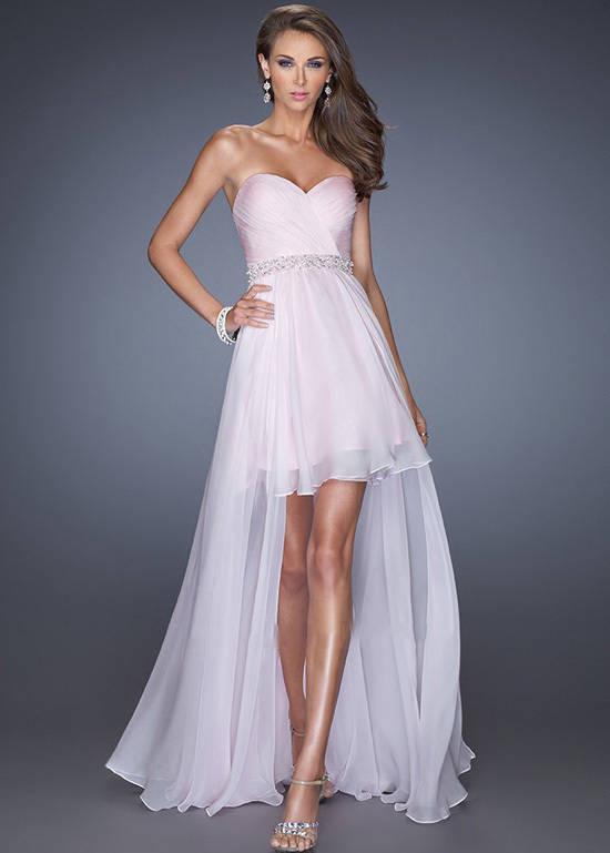 รูปภาพ:http://www.sexypromdresses2015.com/images/Light%20Pink%20Sweetheart%20Beaded%20Belt%20High%20Low%20Chiffon%20Prom%20Dress.jpg