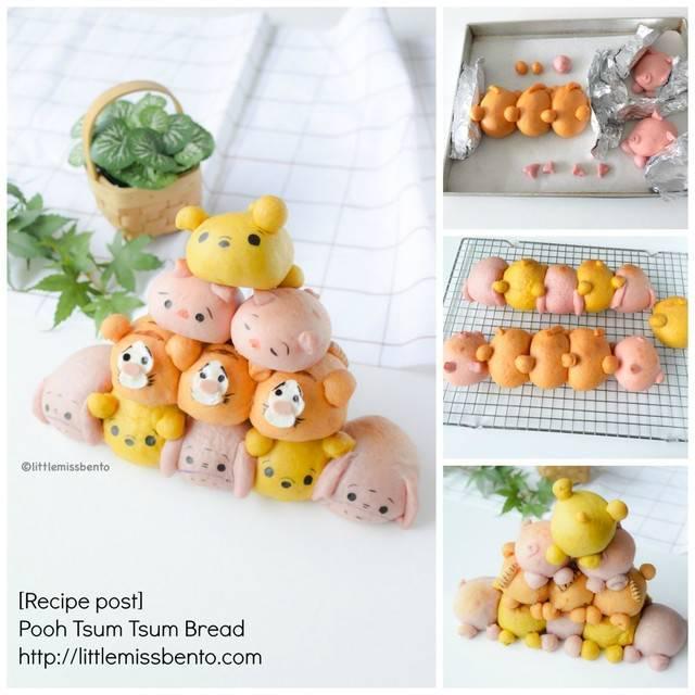 รูปภาพ:http://littlemissbento.com/wp-content/uploads/2015/09/Recipe-Pooh-Tsum-Tsum-Bread-1024x1024.jpg