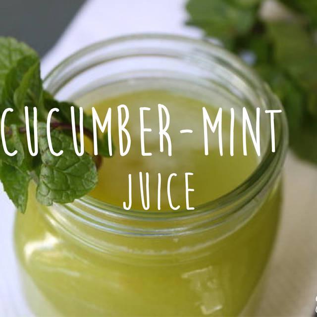 ตัวอย่าง ภาพหน้าปก:Cucumber Mint Juice : เครื่องดื่ม Low Fat จากดินแดนภารตะ