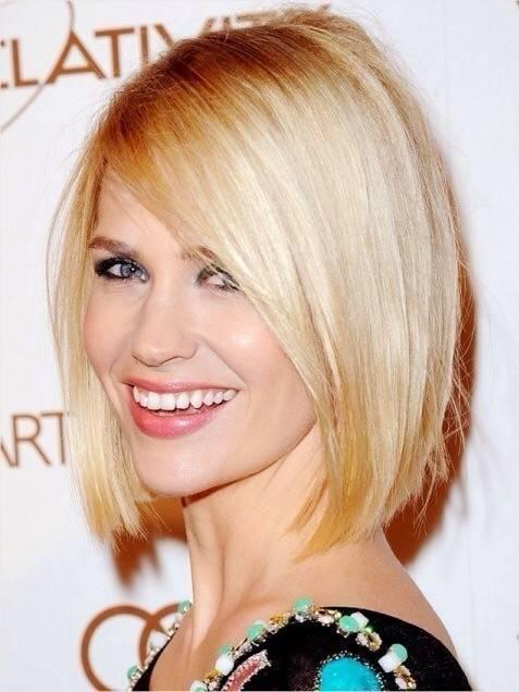 รูปภาพ:http://pophaircuts.com/images/2014/04/Blunt-Short-Bob-Haircuts-for-Long-Face-January-Jones-Blonde-Hair.jpg