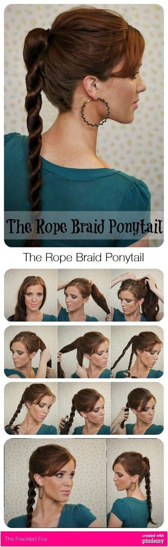 รูปภาพ:http://www.prettydesigns.com/wp-content/uploads/2015/05/Rope-Ponytail-Hairstyle-Tutorial.jpg