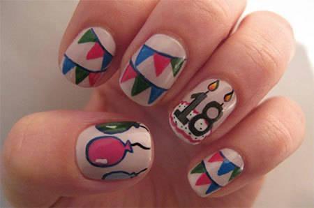 รูปภาพ:http://fabnailartdesigns.com/wp-content/uploads/2014/02/Happy-Birthday-Nail-Art-Designs-Ideas-2014-7.jpg