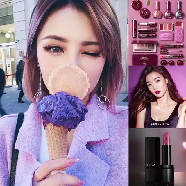 ภาพประกอบบทความ Hair & Make up ที่จะทำให้เราเป็นสาว Ultra Violet 2018 ! 🌷🍇✨ #สีนี้ไม่มีชง