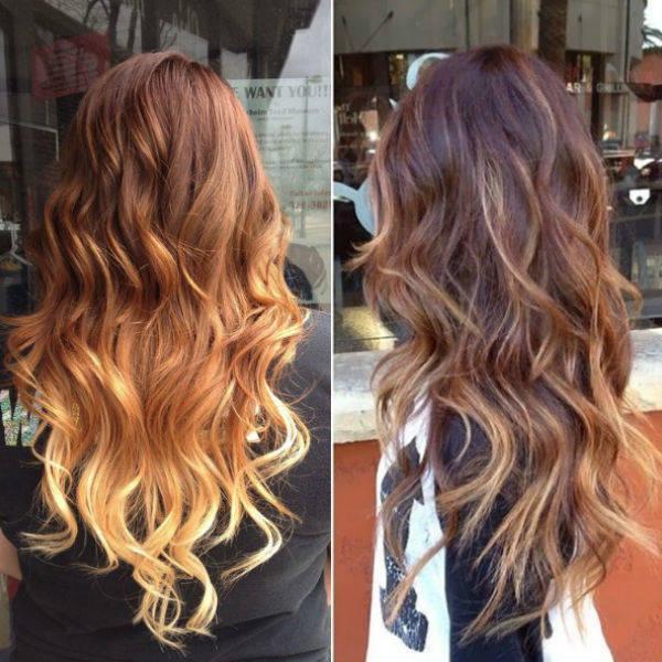 รูปภาพ:http://blog.vpfashion.com/wp-content/uploads/2015/04/Golden-brown-ombre-hair-with-caramel-highlight-different-color-effects-both-nice.jpg
