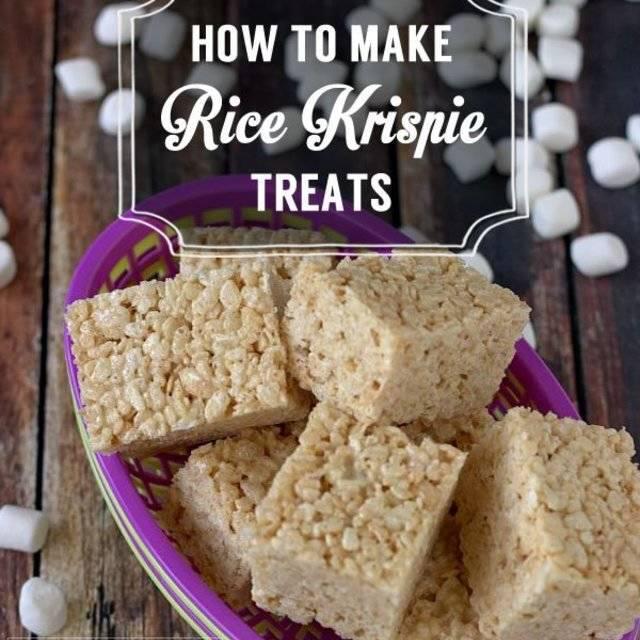 ภาพประกอบบทความ ชวนทำ "Rice Krispie Treats" ขนมข้าวพองมาร์ชเมลโล่ กรุบกรอบ เคี้ยวเพลิน