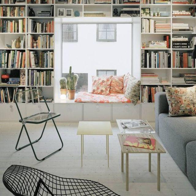 ตัวอย่าง ภาพหน้าปก:สวยๆ มีความรู้ กับ 25 ไอเดีย 'แต่งบ้าน' สไตล์สร้าง 'ชั้นวางหนังสือ' ไว้ในบ้าน 