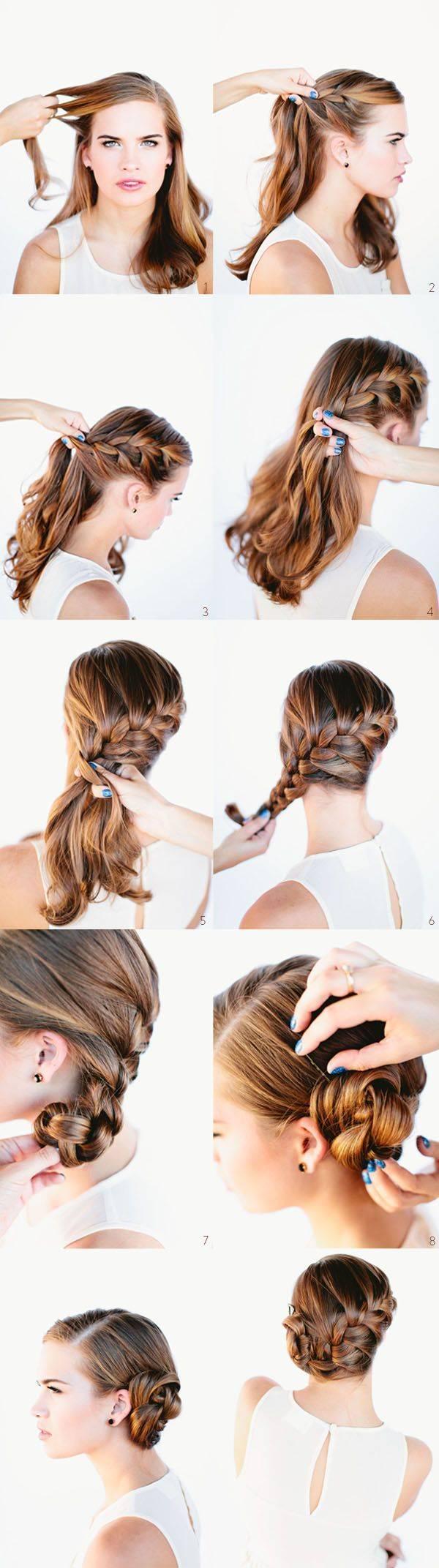 รูปภาพ:http://www.prettydesigns.com/wp-content/uploads/2015/10/Pretty-Braided-Bun.jpg