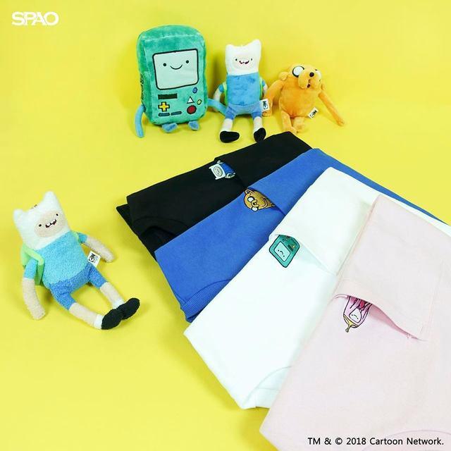 ภาพประกอบบทความ น่ารักจนอยากบินไปเกาหลี Spao x Adventure time Collection สุดคิ้วท์ วางขาย 23 มีนาคมนี้!