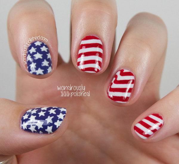 รูปภาพ:https://hative.com/wp-content/uploads/2015/06/american-flag-stripes-stars-nails/20-american-flag-stripes-stars-nails.jpg