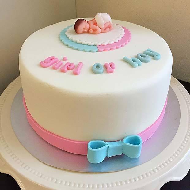 รูปภาพ:https://stayglam.com/wp-content/uploads/2018/04/Girl-or-Boy-Gender-Reveal-Cake-Idea.jpg