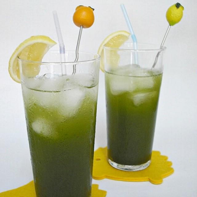 ภาพประกอบบทความ ชวนทำ 'ชาเขียวแอปเปิ้ลเย็น Iced Green Tea with Apple Syrup' เครื่องดื่มเย็นที่น่าลองทำ
