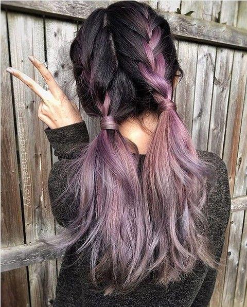 รูปภาพ:https://hairstylehub.com/wp-content/uploads/2017/08/purple-ombre-french-braids.jpg