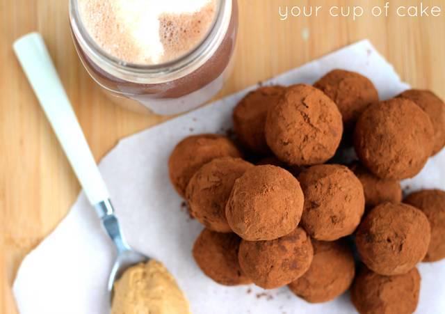 รูปภาพ:http://www.yourcupofcake.com/wp-content/uploads/2013/12/Peanut-Butter-Hot-Chocolate-Truffles.jpg