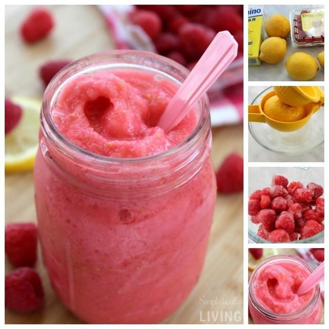 รูปภาพ:https://www.simplisticallyliving.com/wp-content/uploads/2015/03/raspberry-lemonade-slushie-collage.jpg