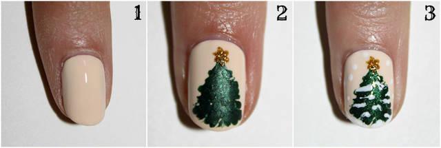 รูปภาพ:http://www.trinemarie.com/wp-content/uploads/2013/12/trinemarie-christmas-tree-nail-tutorial2.jpg