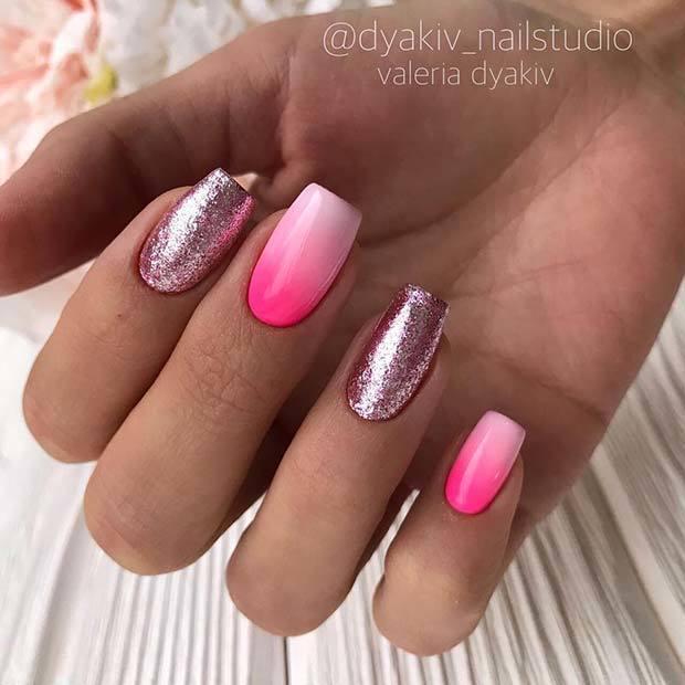 รูปภาพ:https://stayglam.com/wp-content/uploads/2018/05/Ombre-Nails-and-Glitter.jpg