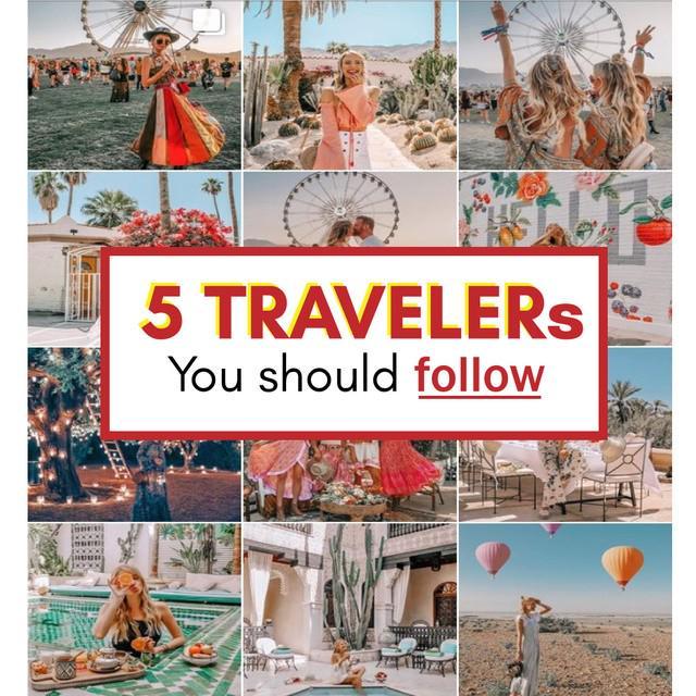 ตัวอย่าง ภาพหน้าปก:5 Travelers ต่างชาติ ที่ควรกด Follow ใน Instagram 📸