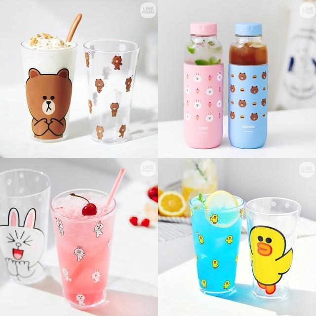 ภาพประกอบบทความ น่ารักเบอร์แรง! กับ Have an Ice Day แก้ว & ขวดน้ำ ลายน่ารักจาก Line Friends 🥤