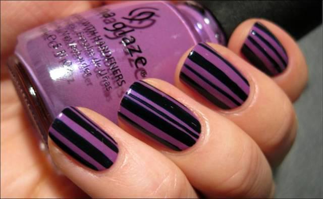 รูปภาพ:http://nailartstyle.com/wp-content/uploads/2016/07/5-purple-and-white-nail-art.jpg