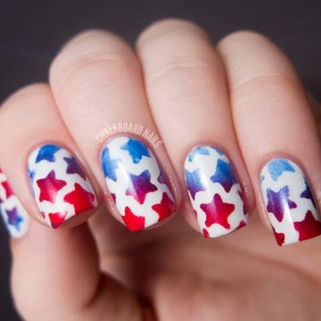 ตัวอย่าง ภาพหน้าปก:รวมไอเดียเพ้นท์เล็บ 'รูปดาว (Star Nail Art)' น่ารักๆ