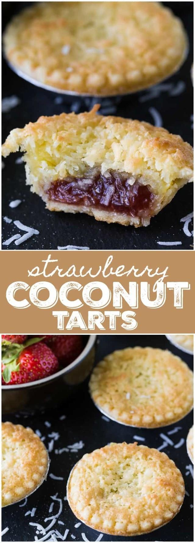 รูปภาพ:https://www.simplystacie.net/wp-content/uploads/2017/07/strawberry-coconut-tarts-collage.jpg