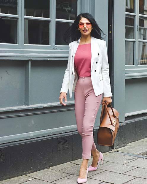 รูปภาพ:https://stayglam.com/wp-content/uploads/2018/04/Elegant-Pink-and-White-Suit.jpg